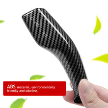 Load image into Gallery viewer, 4Pcs Fully Enclosed Carbon Fiber Steering Wheel Whift Protection Cover For Tesla Model 3 Y Car Column Shift Knob Cover Decor For Tesla
