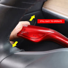 Load image into Gallery viewer, 2Pcs Car Shift Knob Gear Lever Decorative Cover Trim For Tesla Model 3 Y Armor Steering Rod Car Wiper Steering Wheel Shift Protection Cover
