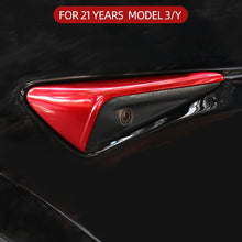 Load image into Gallery viewer, 2Pcs Car Side Camera Protection Cover Carbon Fiber Fender Trim Cover For Tesla Model 3/Y/X/S 2017-2022 Car Interior Decoration Car Styling
