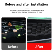 Load image into Gallery viewer, Car Lower Bumper Anti Insect Net Radiator Protective Mesh Grill Panel For Tesla Model 3 Model Y 2017-2022 Accessories
