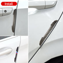 Load image into Gallery viewer, 4Pcs Carbon Fiber Car Door Protector Guard Strips Anti Scratch Sticker Edge Protective Strips Side Doors Moldings Scuff trim Stickers for BMW

