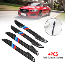 Load image into Gallery viewer, 4Pcs Carbon Fiber Car Door Protector Guard Strips Anti Scratch Sticker Edge Protective Strips Side Doors Moldings Scuff trim Stickers for BMW
