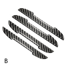 Load image into Gallery viewer, 4Pcs Carbon Fiber Car Door Protector Guard Strips Anti Scratch Sticker Edge Protective Strips Side Doors Moldings Scuff trim Stickers for BMW
