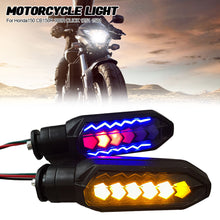 Load image into Gallery viewer, 1PC Motorcycle LED Turn Signal Lamp Sequential Amber Flowing LED Indicator Lights Accessories for Honda150 CB150R 300R CLICK 1251 1501

