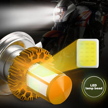 Load image into Gallery viewer, BA20D/H6/H4 Motorcycle LED Bulbs Hi Lo beam Headlight Moto LED Motorbike Headlight Lamp DC 12V
