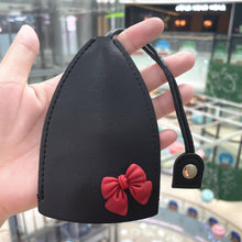 Load image into Gallery viewer, PU Leather Creative Key Sleeve Cartoon Animal Car Key Case Holder Pull Out Pouch Keychain Organizer
