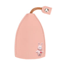 Load image into Gallery viewer, PU Leather Creative Key Sleeve Cartoon Animal Car Key Case Holder Pull Out Pouch Keychain Organizer
