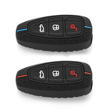 Load image into Gallery viewer, Silica Gel 3 Button Key Cover Case Key Protection For Ford Transit Custom Mondeo Fiesta Kuga ST Line MK3 Focus 3 Station Wagon Ecosport

