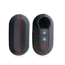 Load image into Gallery viewer, Silicone Key Cover Car Key Case Shell Remote For Fiat Ducato 500 Panda 500L Lancia Musa for Peugeot Boxer for Citroen
