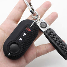 Load image into Gallery viewer, Silicone Key Cover Car Key Case Shell Remote For Fiat Ducato 500 Panda 500L Lancia Musa for Peugeot Boxer for Citroen
