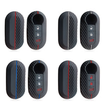 Load image into Gallery viewer, Silicone Key Cover Car Key Case Shell Remote For Fiat Ducato 500 Panda 500L Lancia Musa for Peugeot Boxer for Citroen
