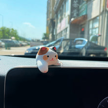 Load image into Gallery viewer, Mni Resin Car Cute Cat Ornament Figurine Animal Model Home Decor Miniature Garden Decoration Dolls Desktop
