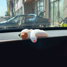 Load image into Gallery viewer, Mni Resin Car Cute Cat Ornament Figurine Animal Model Home Decor Miniature Garden Decoration Dolls Desktop
