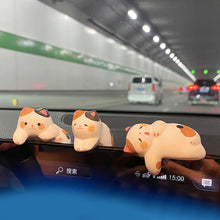 Load image into Gallery viewer, Mni Resin Car Cute Cat Ornament Figurine Animal Model Home Decor Miniature Garden Decoration Dolls Desktop
