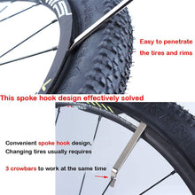 Load image into Gallery viewer, 1PC Stainless Steel Motorcycle Tire Spudger Changing Tool High Strength Tire Lever Tire Tube
