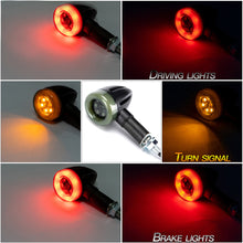 Load image into Gallery viewer, 1PC Motorcycle Turn Signal Lights Flowing Turn Signal Lights LED Turn Signal Warning Indicators Blinker Amber Light Scooter

