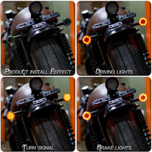 Load image into Gallery viewer, 1PC Motorcycle Turn Signal Lights Flowing Turn Signal Lights LED Turn Signal Warning Indicators Blinker Amber Light Scooter
