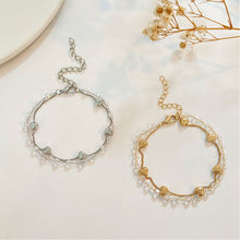 Load image into Gallery viewer, Double-layer Love Beading Bracelet Fashion Temperament Transparent Crystal Bracelet Women Wrist Jewelry
