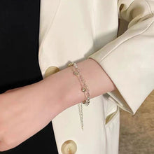 Load image into Gallery viewer, Double-layer Love Beading Bracelet Fashion Temperament Transparent Crystal Bracelet Women Wrist Jewelry
