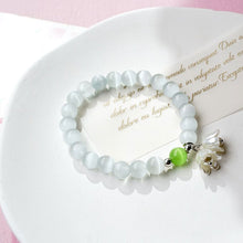 Load image into Gallery viewer, Cat's Eye Stone Bracelet Tulip Flower Pendant Bracelet Women Bracelet Jewelry Elegant Hand Accessories
