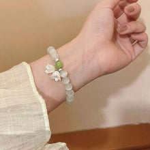 Load image into Gallery viewer, Cat's Eye Stone Bracelet Tulip Flower Pendant Bracelet Women Bracelet Jewelry Elegant Hand Accessories
