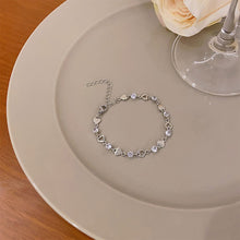 Load image into Gallery viewer, Love Zircon Bracelet Girl Hollow Heart Shaped Bracelet Simple Women Jewelry Hand Accessories Bracelet
