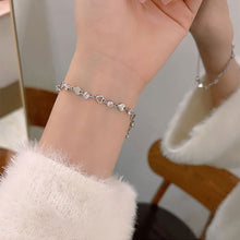 Load image into Gallery viewer, Love Zircon Bracelet Girl Hollow Heart Shaped Bracelet Simple Women Jewelry Hand Accessories Bracelet
