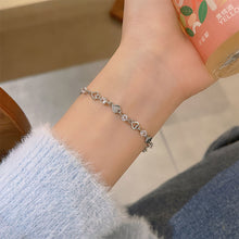 Load image into Gallery viewer, Love Zircon Bracelet Girl Hollow Heart Shaped Bracelet Simple Women Jewelry Hand Accessories Bracelet
