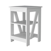 Load image into Gallery viewer, Clio Auxiliary Table, with two shelves
