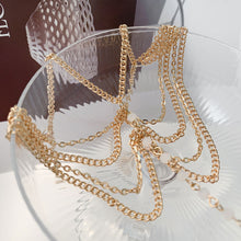 Load image into Gallery viewer, Summer Beach Style Imitation Crystal Multi-layer Tassel Chain Bohemian Ethnic Style Women's Anklet
