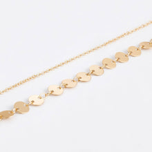 Load image into Gallery viewer, Simple Sequin Double Layer Waist Chain Sexy Body Chain Gold Silver Fashion Body Chain Waist Chains
