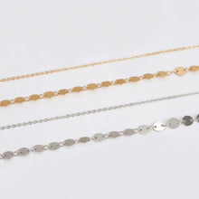 Load image into Gallery viewer, Simple Sequin Double Layer Waist Chain Sexy Body Chain Gold Silver Fashion Body Chain Waist Chains
