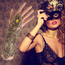 Load image into Gallery viewer, Black Vintage Lace Arm Chain Women's Dress Elegant Evening Party Jewelry Matching Arm Fashion Accessories
