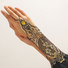 Load image into Gallery viewer, Black Vintage Lace Arm Chain Women's Dress Elegant Evening Party Jewelry Matching Arm Fashion Accessories
