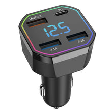 Load image into Gallery viewer, 66W 4 Ports Car Charger Fast Charging PD QC3.0 USB C Car Phone Charger Type C Adapter in Car For iPhone Samsung Huawei Xiaomi
