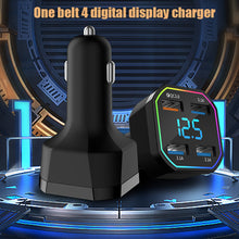 Load image into Gallery viewer, 66W 4 Ports Car Charger Fast Charging PD QC3.0 USB C Car Phone Charger Type C Adapter in Car For iPhone Samsung Huawei Xiaomi
