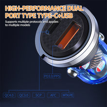 Load image into Gallery viewer, 100W Car Charger Super Fast Charging 30W Type C USB Auto Mobile Phone Charger for iPhone Xiaomi Huawei Samsung PD AFC SCP QC 3.0
