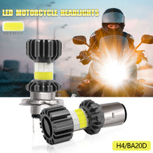 Load image into Gallery viewer, 12V-80V 8 Sides COB Super Bright LED Motorcycle Headlight H4 BA20D Bulbs Waterproof High Low Lamp Scooter Fog Lights
