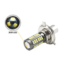 Load image into Gallery viewer, BA20D/H4/P15D LED Motorcycle Headlight Bulbs 8000LM Hi Lo Lamp Motorbike Headlight DRL Bright 3030 Chips 75smd
