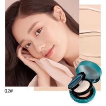 Load image into Gallery viewer, Double Layer Air Cushion Pressed Powder Oil Control Concealer Waterproof Sweatproof Long-lasting Foundation Makeup Cosmetics
