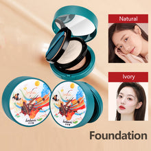 Load image into Gallery viewer, Double Layer Air Cushion Pressed Powder Oil Control Concealer Waterproof Sweatproof Long-lasting Foundation Makeup Cosmetics
