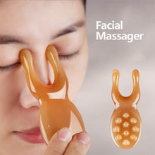 Load image into Gallery viewer, Resin Nose Massager Smooth Skin Fitting Lifting Tightening Facial Massager Scraping Board Beauty Tool Daily Massage Care
