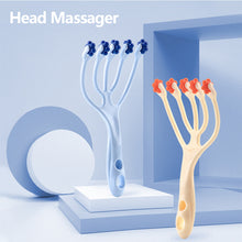 Load image into Gallery viewer, Five-claw Roller Head Massager Manual Roller Massager Massage Relax Decompression Head Massager Head Care
