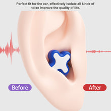 Load image into Gallery viewer, Silicone Noise Reduction Earplugs Comfortable Anti-noise Silent Earplugs Washable Reusable Sleeping Earplugs
