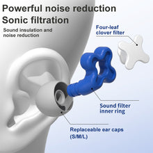 Load image into Gallery viewer, Silicone Noise Reduction Earplugs Comfortable Anti-noise Silent Earplugs Washable Reusable Sleeping Earplugs
