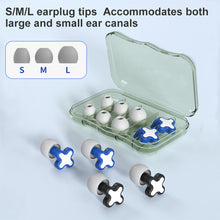 Load image into Gallery viewer, Silicone Noise Reduction Earplugs Comfortable Anti-noise Silent Earplugs Washable Reusable Sleeping Earplugs
