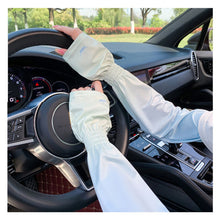 Load image into Gallery viewer, Summer Gradient Loose Sunscreen Sleeves Outdoor Ultraviolet-proof Sunscreen Sleeves Colorful Breathable Arm Sleeves for Women
