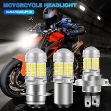 Load image into Gallery viewer, H4/BA20D/H6/P15DLed Motorcycle Headlight 42SMD LED Lamp Moto High/Low Beam Bulbs Lamp Fog Lights 12V White

