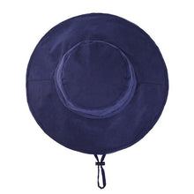 Load image into Gallery viewer, Foldable Wide-Brimmed Fisherman's Hat sun Block Cap UV Black Glue Hat Sun Block Face Beach Straw Hat
