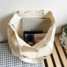 Load image into Gallery viewer, Versatile Shoulder Bag Tote Bag Casual Large Capacity Canvas Bag Reusable Shoulder Bag Handbag For Women
